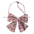 Lazo al por mayor de señora Polyester Collar Flower Bow